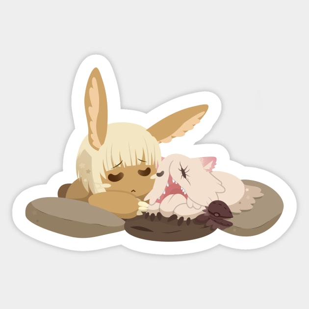 Mitty Snuggle Sticker by AeroHail